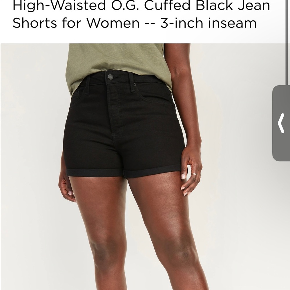 Never worn size 20 old navy high waisted shorts